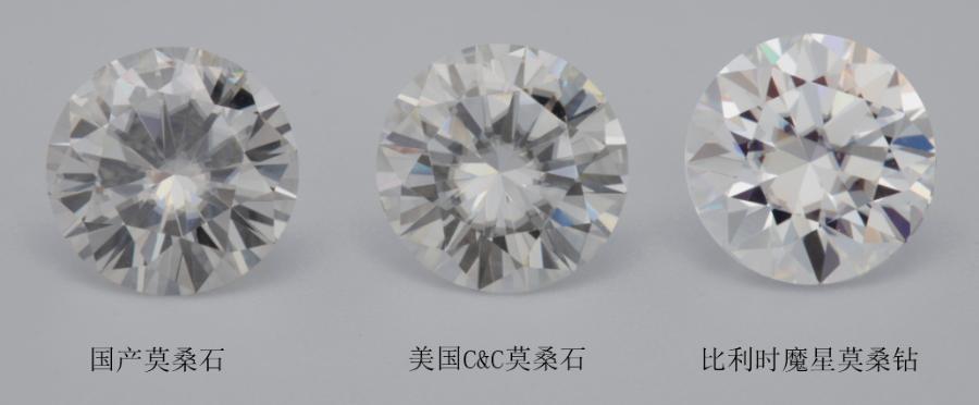 天然钻石区分培育钻石和莫桑钻,莫桑钻仿钻效果