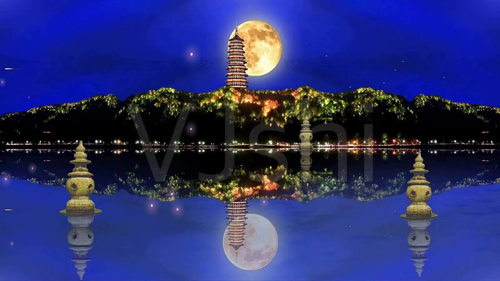 西湖十景之一三潭印月是什么意思,三潭印月是杭州西湖十景之一