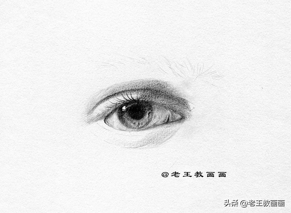 零基础如何画好素描,素描人物头像五官之眼睛结构