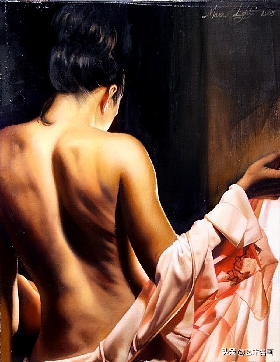 宫廷风少女油画,西方古典油画女油画家