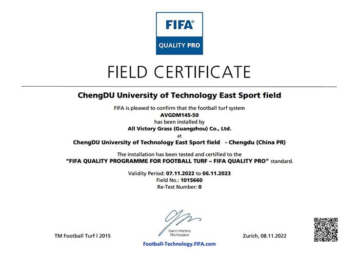 国内第一个fifa认证球场,成都fifa认证足球场