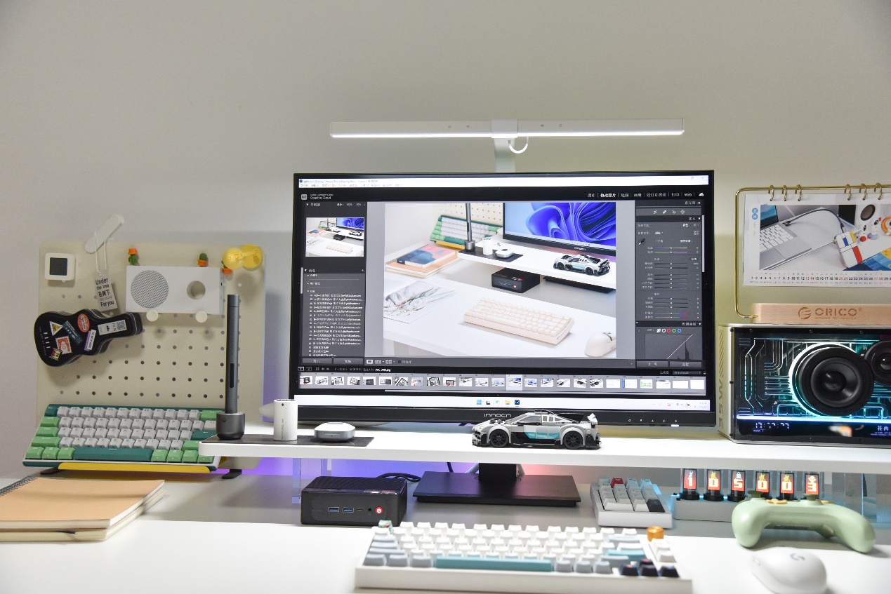 放弃台式，巴掌大零刻SER55500U打造简洁桌面，性能不输传统电脑