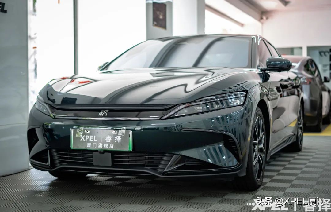 厦门汽车贴膜隔热膜,深圳比亚迪汉车衣贴膜