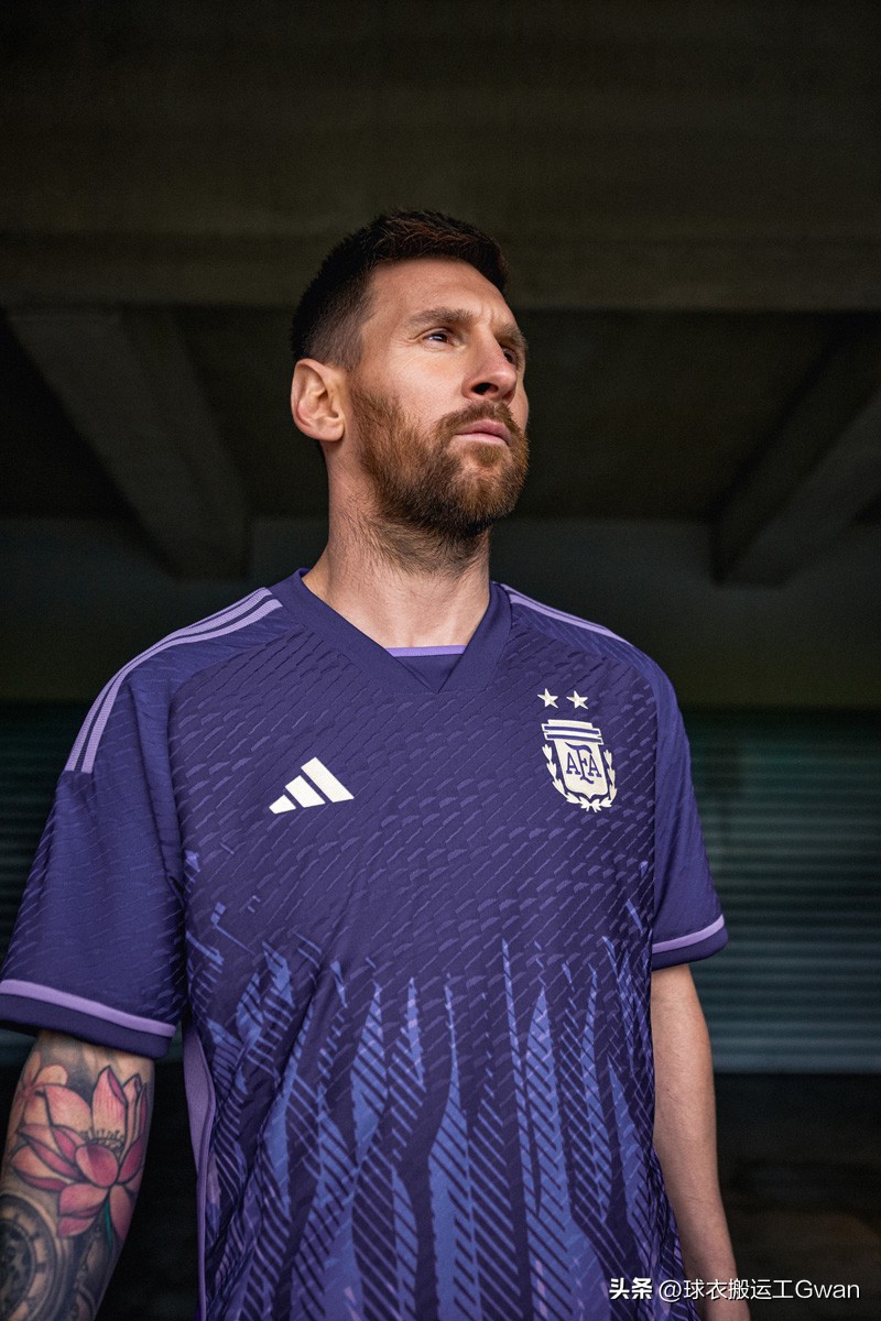 阿根廷国家队2022世界杯客场球衣分享