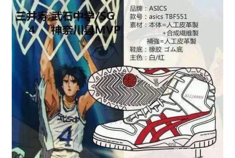 流川枫的篮球鞋在哪一年版,流川枫上脚过的鞋