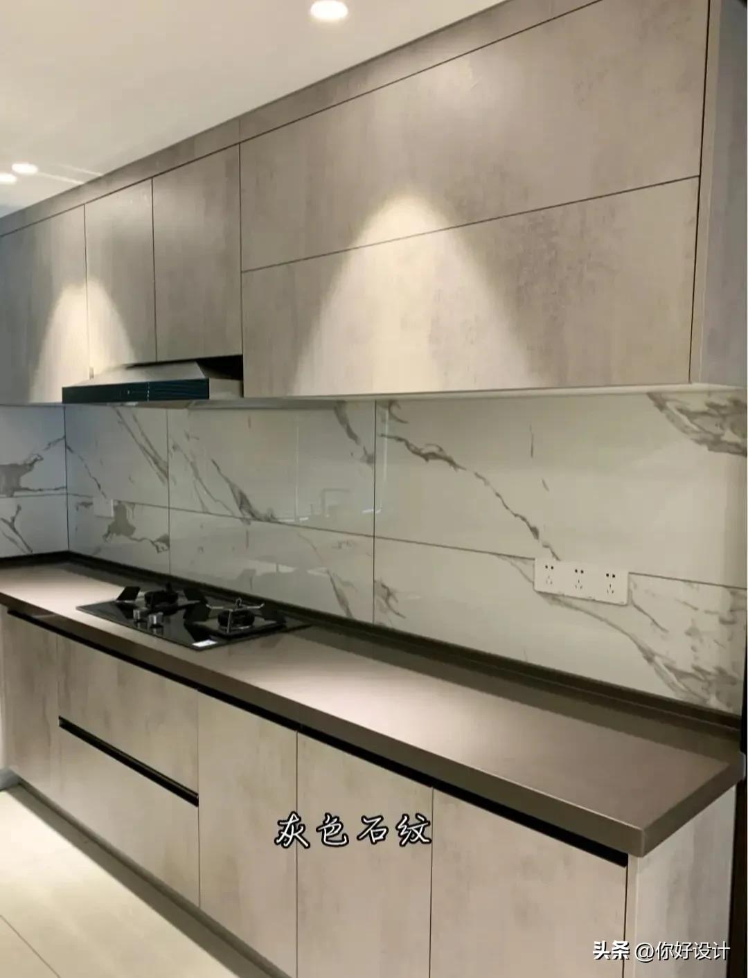 橱柜颜色搭配效果图,橱柜与瓷砖颜色搭配