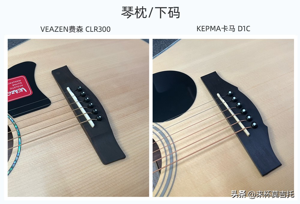 初学者买什么吉他好？卡马D1C/费森CLR300性价比高适合新手入门