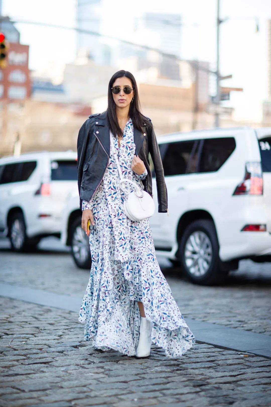 洋气气质皮夹克,皮夹克穿出高级风