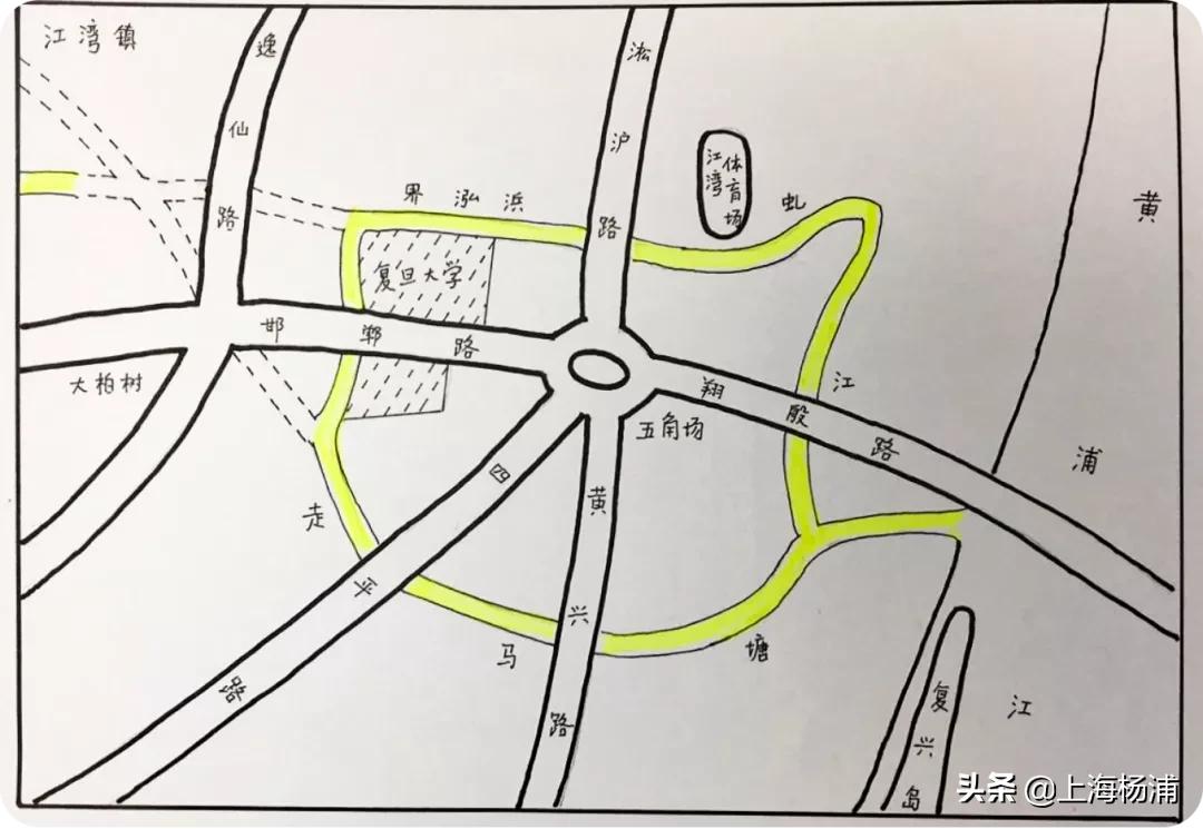 五角场命名怎么来的,五角场名字来历