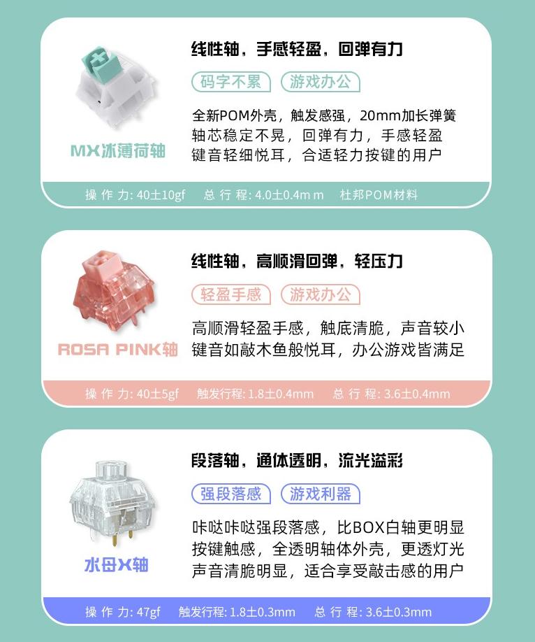 学生党键盘推荐,腹灵q75pro冰峰白开箱