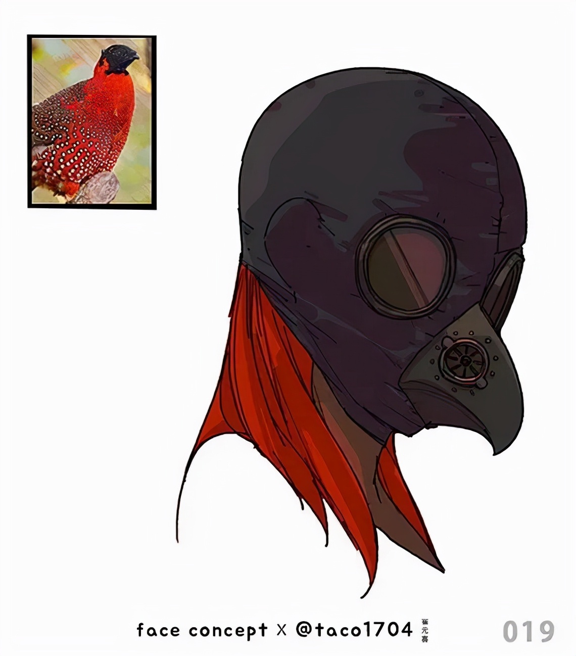 这组拟人头像作品脑洞太大了！就是那位硬核人体教程的画师