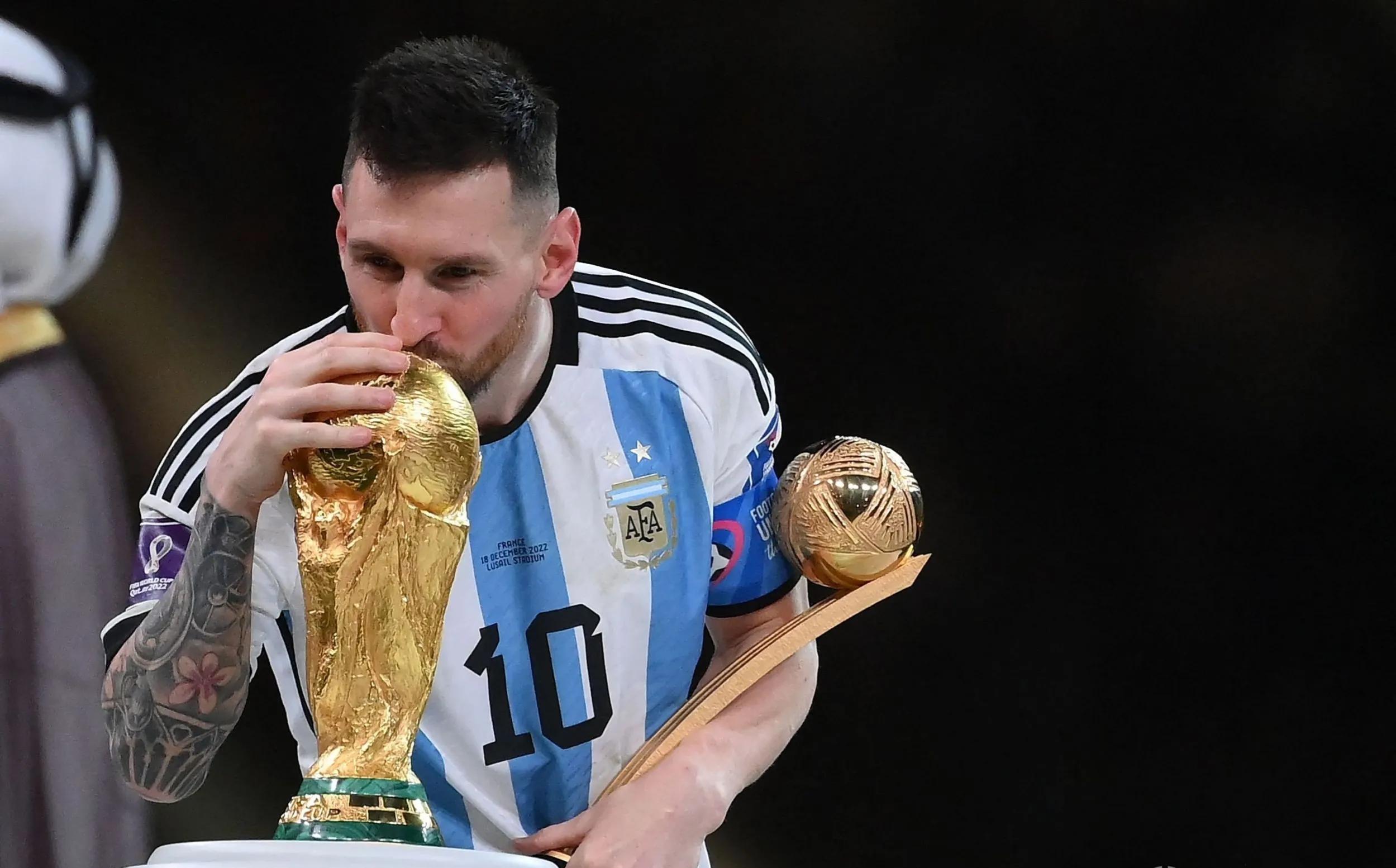 梅西终圆大力神杯梦,梅西历届世界杯成绩单