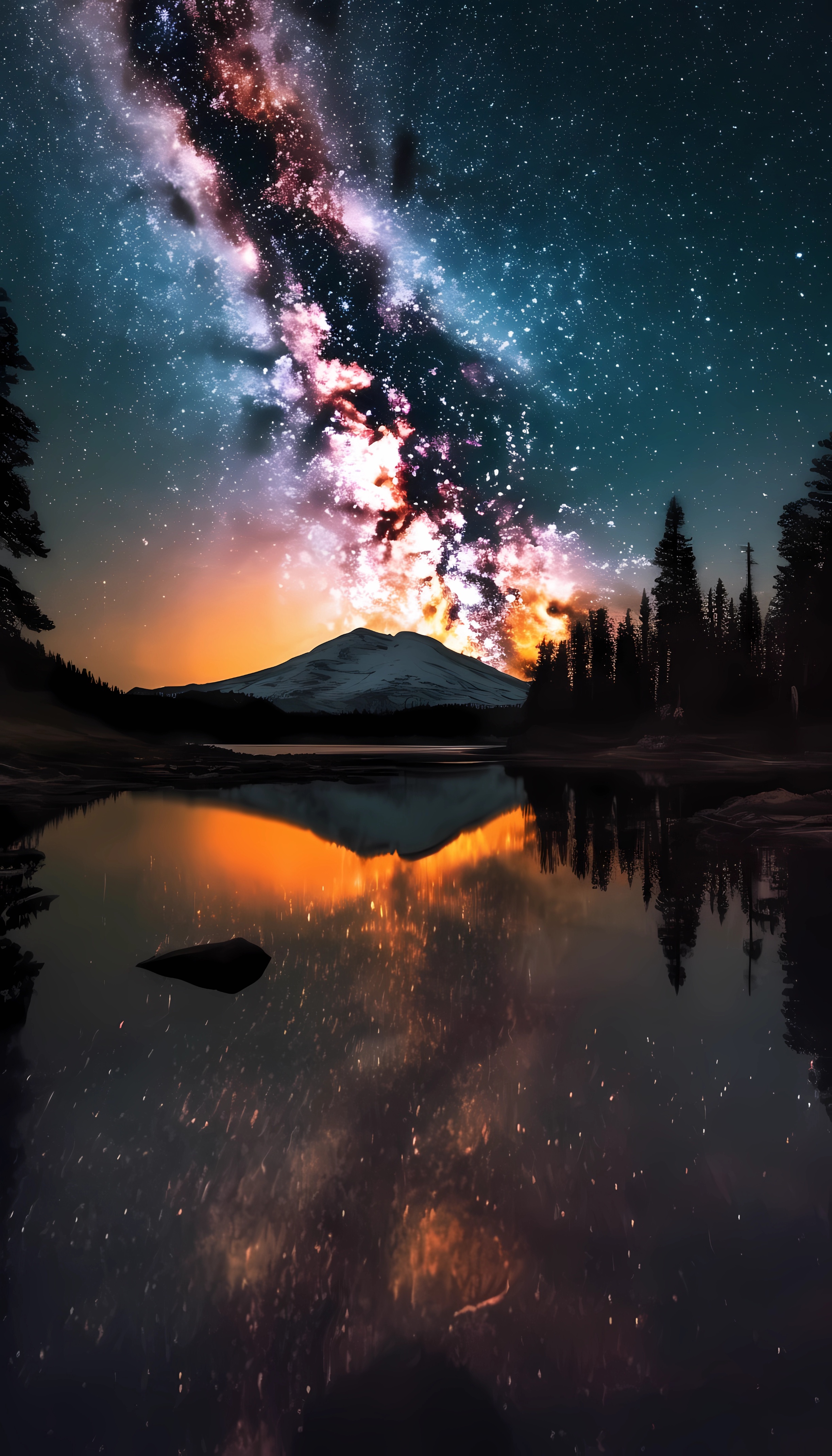 极光唯美高清手机壁纸,手机星空极光壁纸高清大图