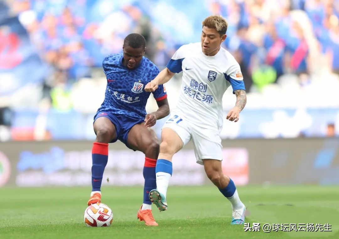 上海申花1-1武汉三镇特谢拉点球破僵邓涵文推射扳平