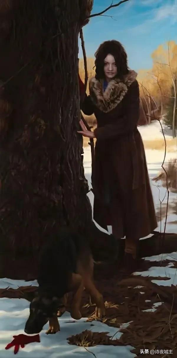 油画《高贵的凯瑟琳》,油画凯瑟琳