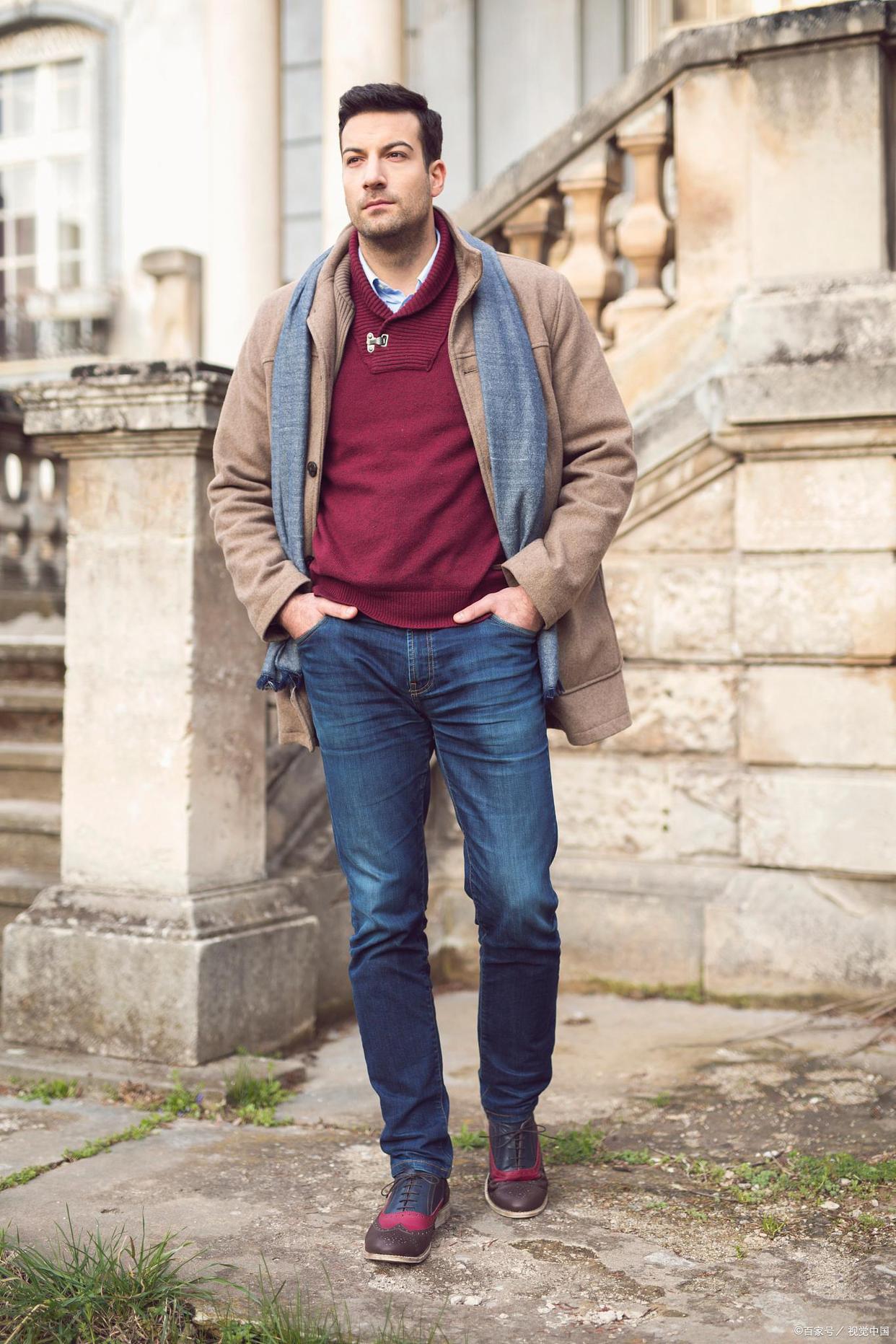 男士半身牛仔裤穿搭技巧,男士简单牛仔裤穿搭技巧