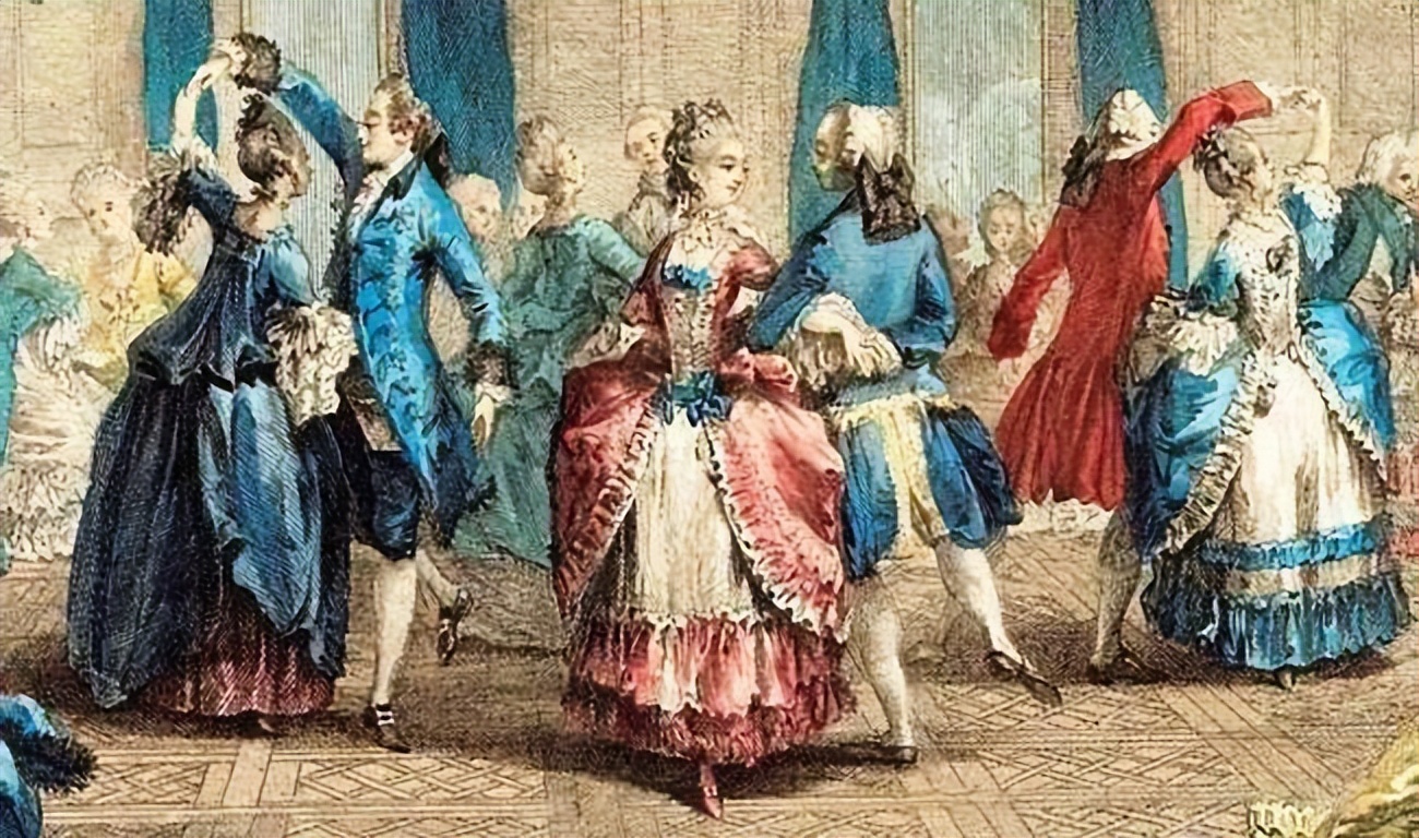 18世纪外国服装知识,18世纪欧洲贵族服装穿戴图