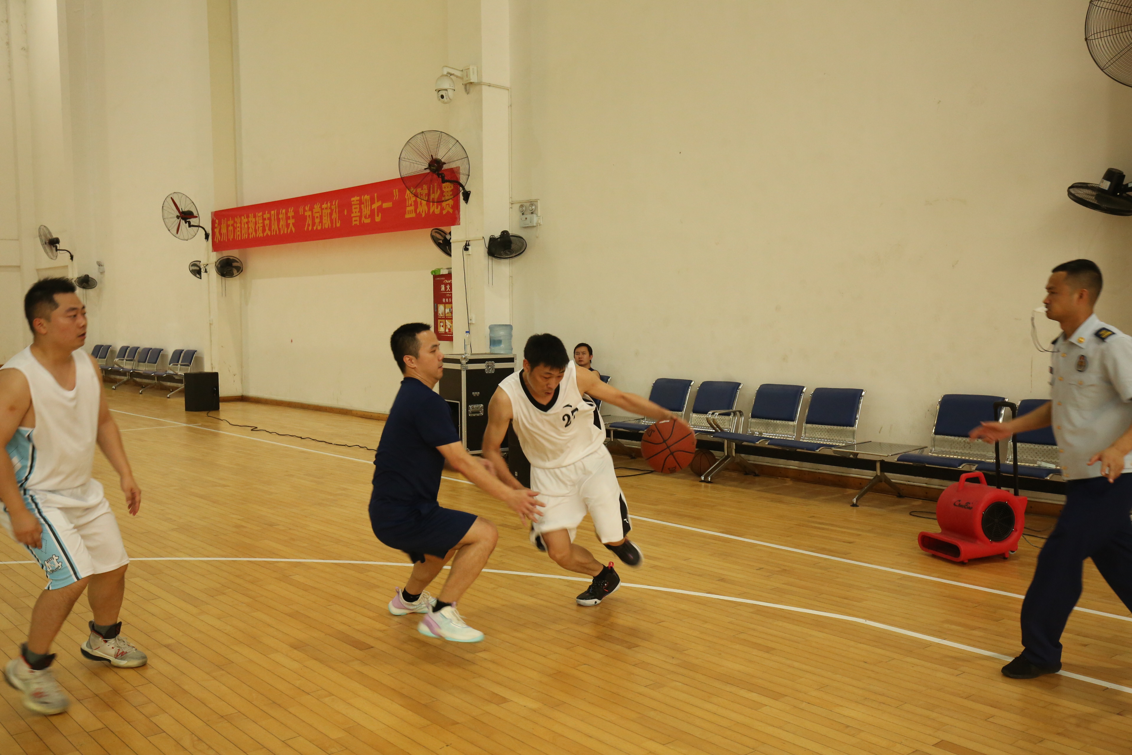 永州市2024年市直机关篮球比赛,永州电视台庆七一篮球赛闭幕式