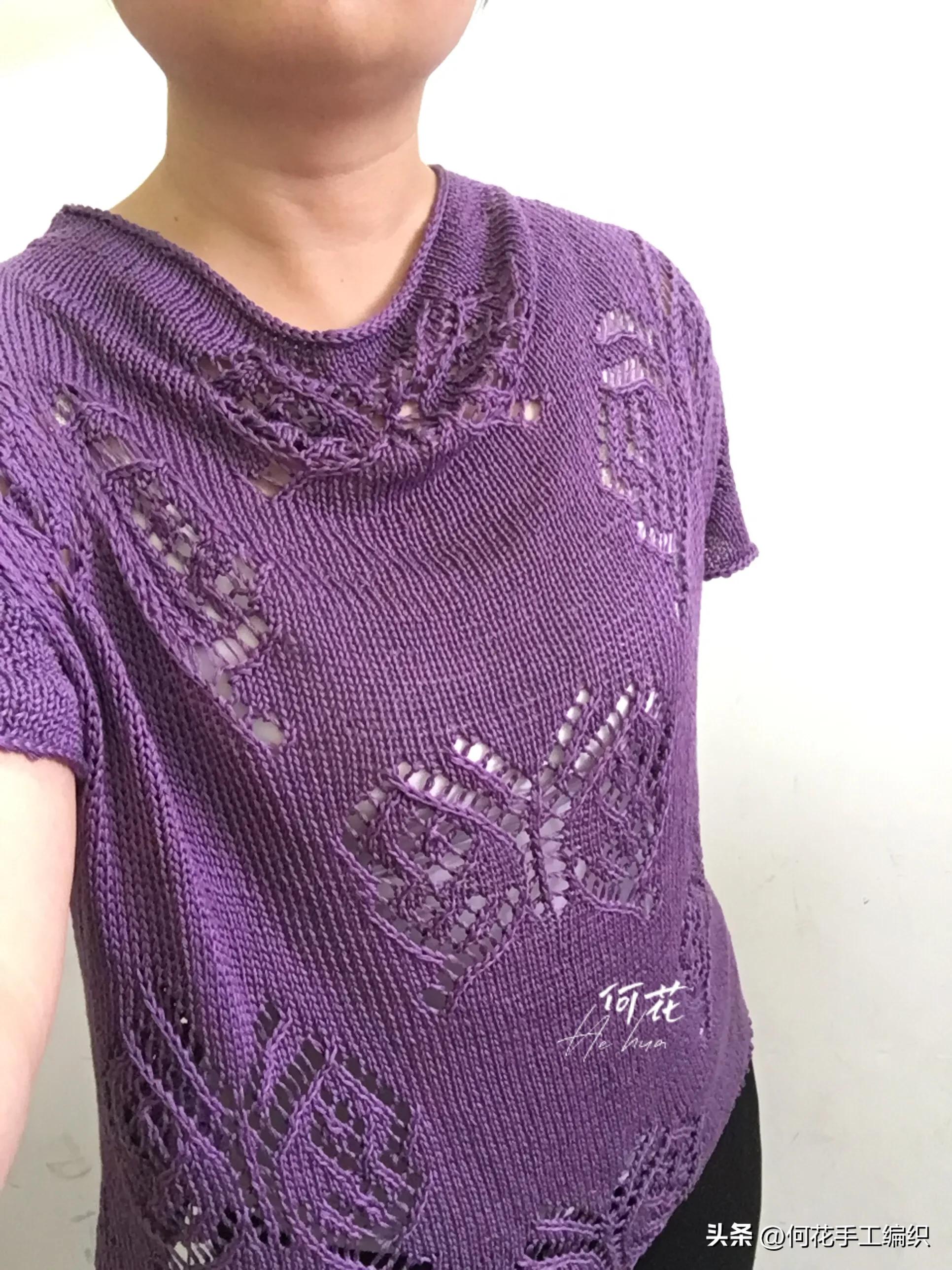 蝶恋毛衣编织视频,蝴蝶结红色毛衣