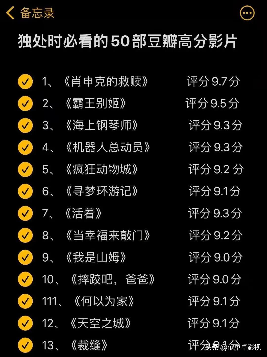 值得推荐的高分好看电影,每天给大家推荐好看的电影