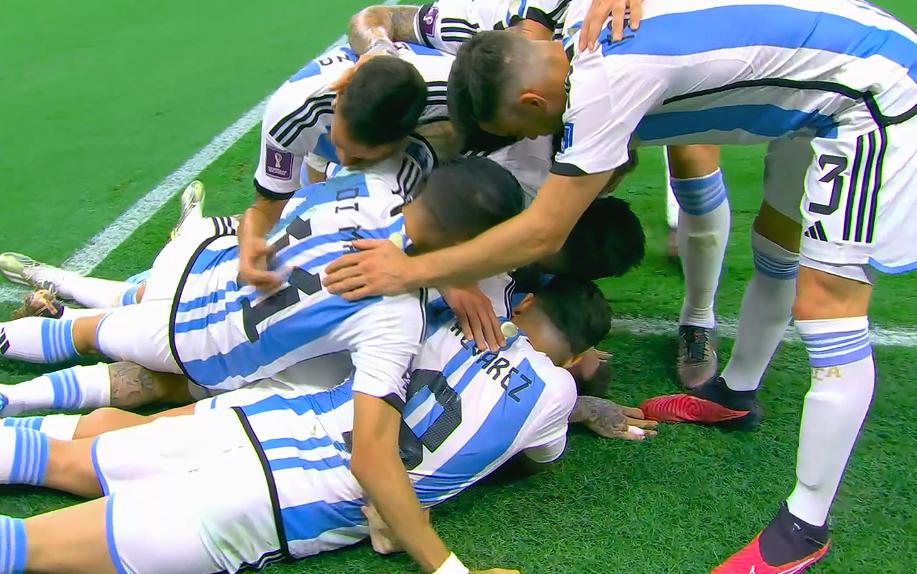 阿根廷梅西迪马利亚,2分钟梅西破门