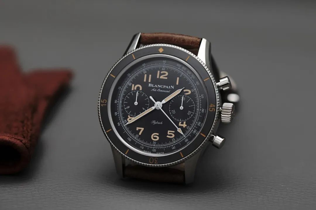 宝珀空军司令玫瑰金上手效果,宝珀空军限量计时表