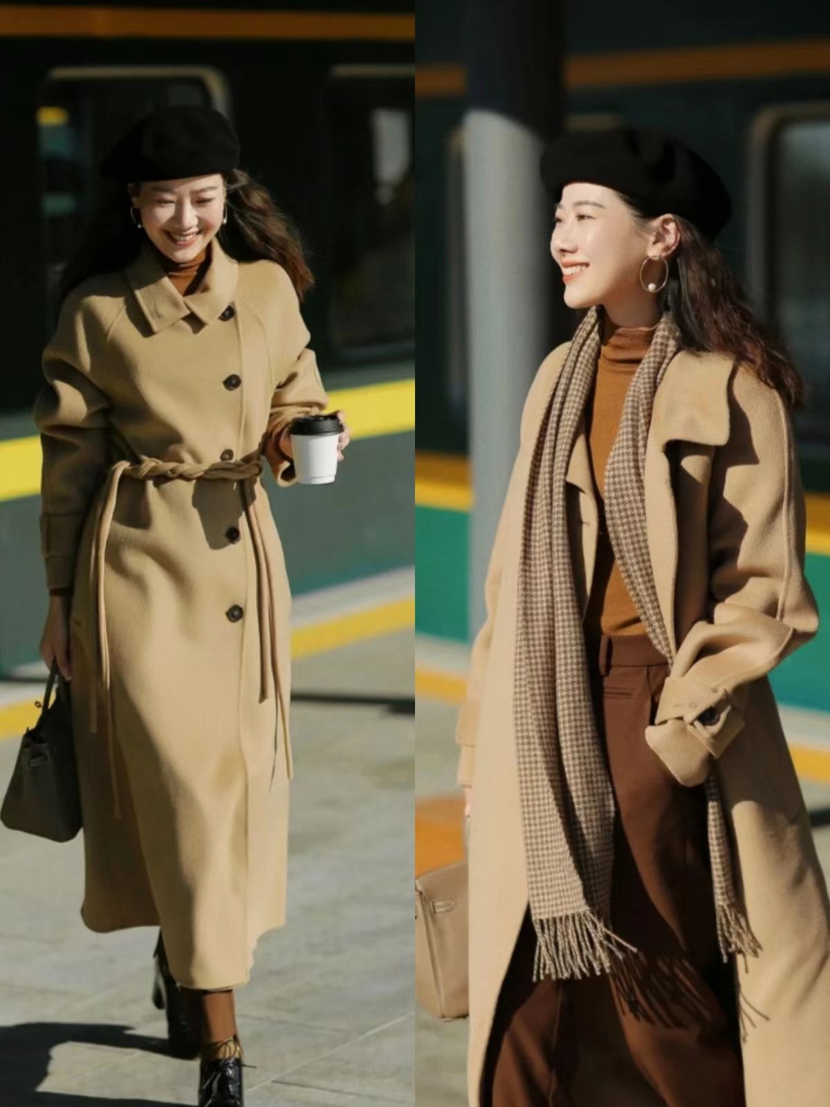 短外套长靴子怎么搭配,保暖又好看的长筒靴穿搭