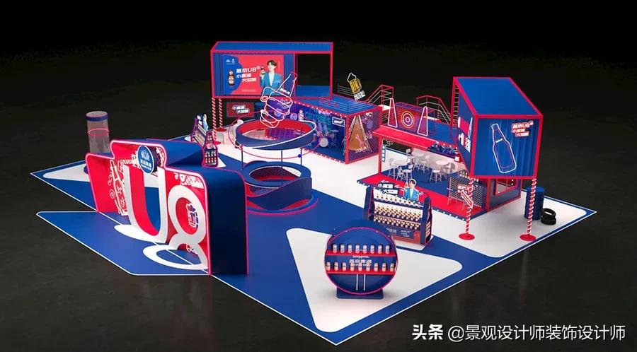 展示设计案例快闪店,快闪店改造效果图