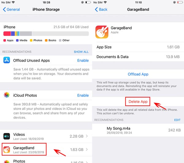 iphone怎么删除储存空间里的ios,iphone什么是运行内存