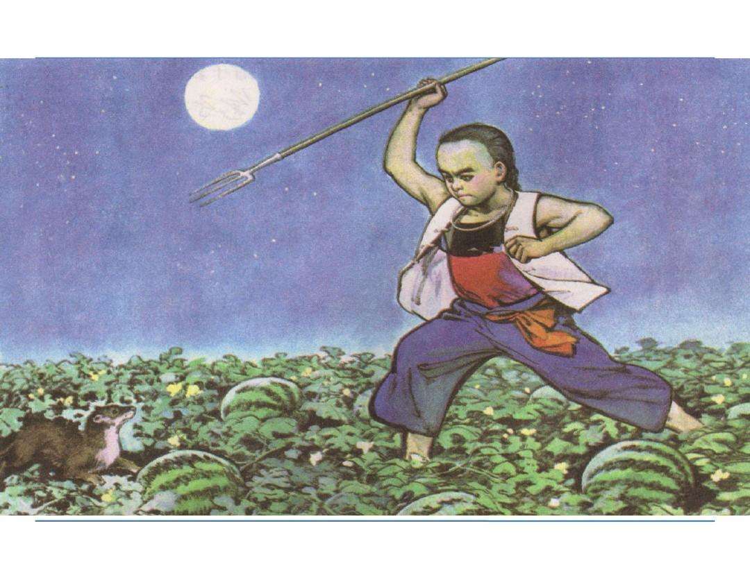 跨越时空和闰土对话少年闰土,少年闰土和中年闰土的不一样