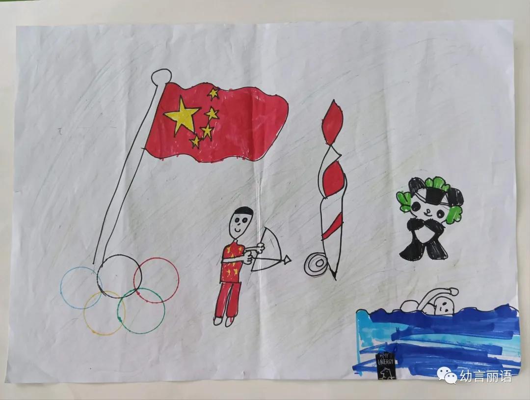 助力冬奥创意美术手工,冬奥会冰墩墩和雪容融绘画
