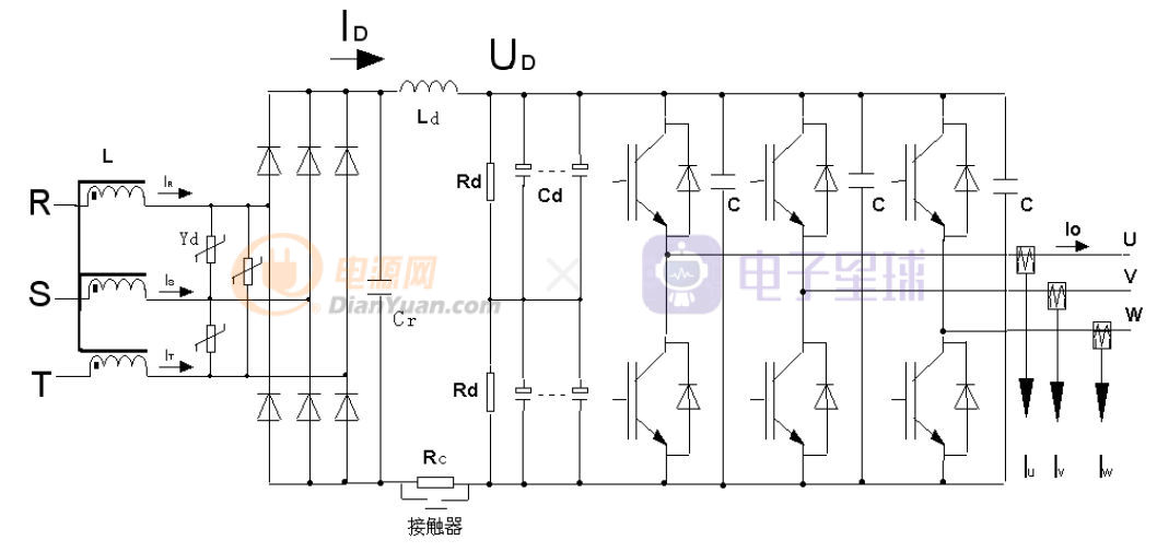 通用变频器主回路主要包括,变频器一拖二主回路接线图