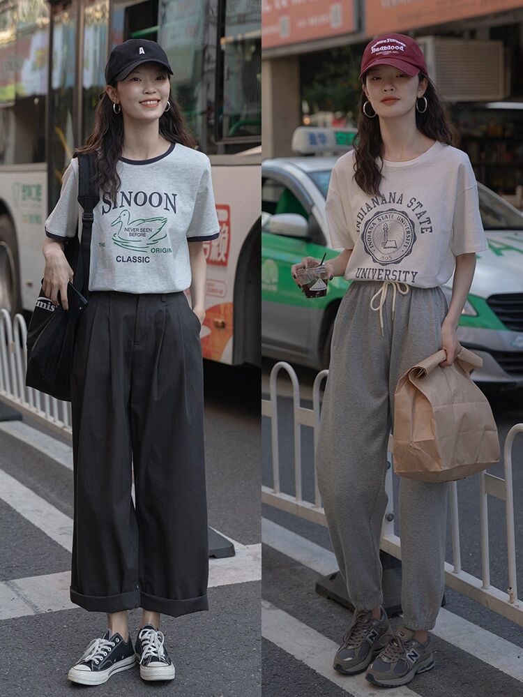 35岁穿的今年流行什么款t恤,夏款彩色t恤怎么穿出高级感