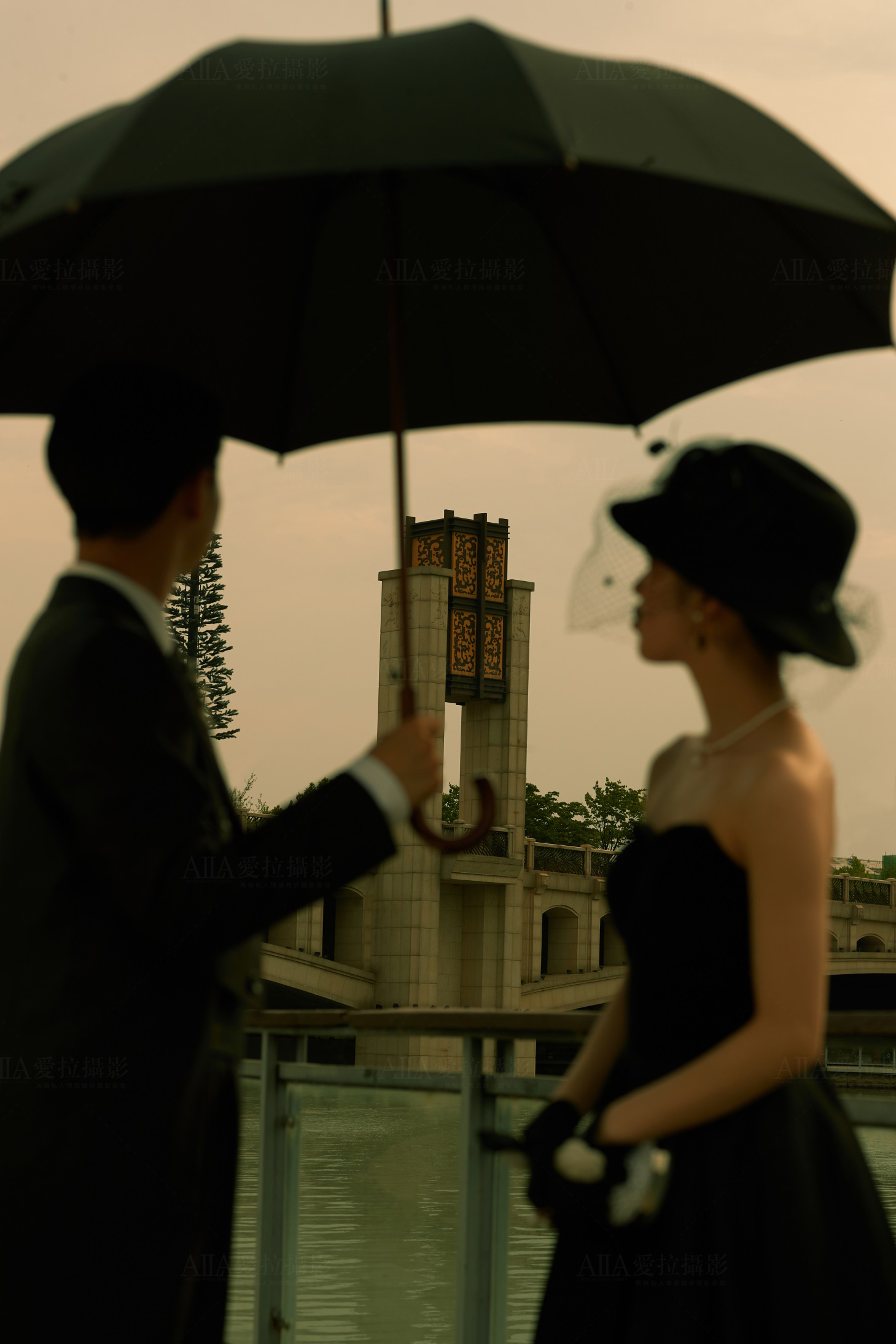 法式复古婚纱照大理,集美们喜欢什么样的配饰啊