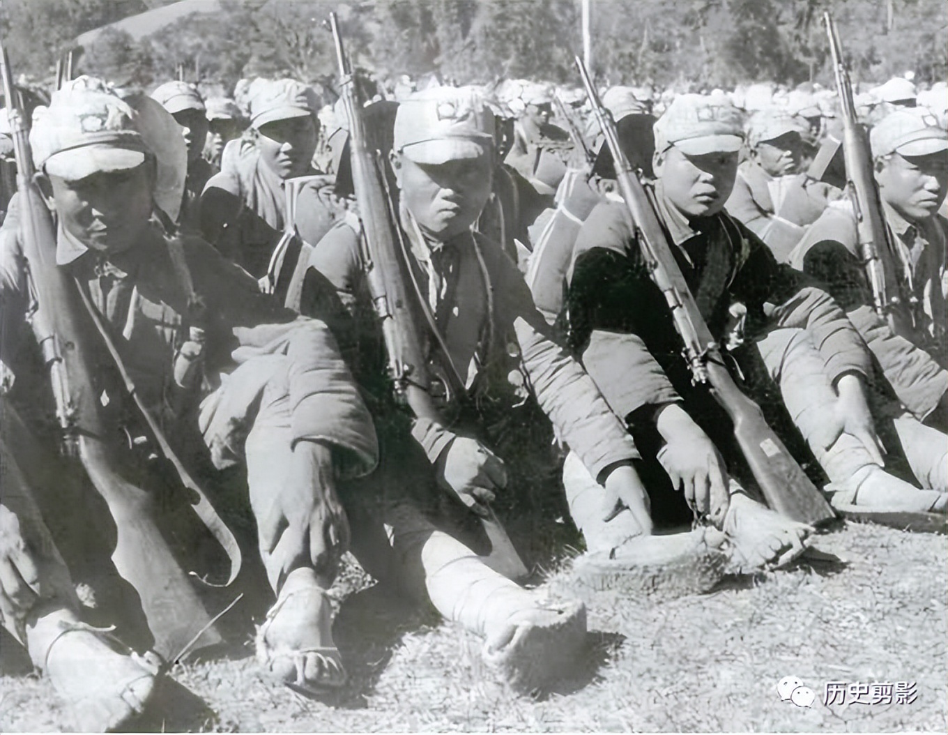 草鞋军团,抗战时期穿草鞋的军队