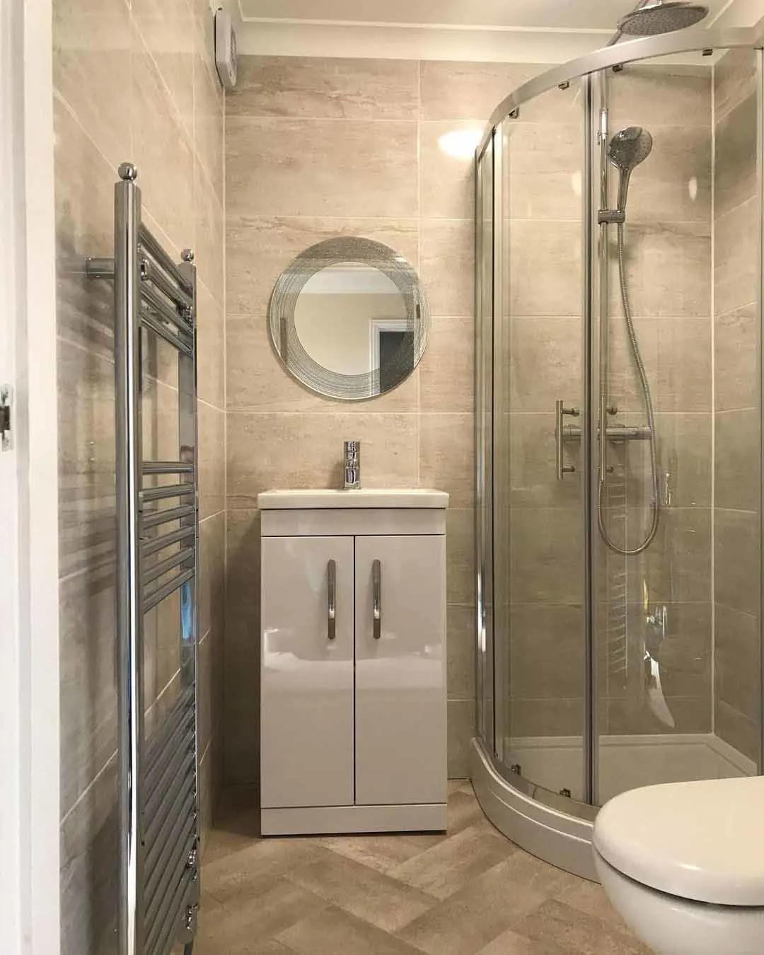 卫生间不做玻璃隔断怎么干湿分离,浴室干湿分离用玻璃隔断还是浴帘