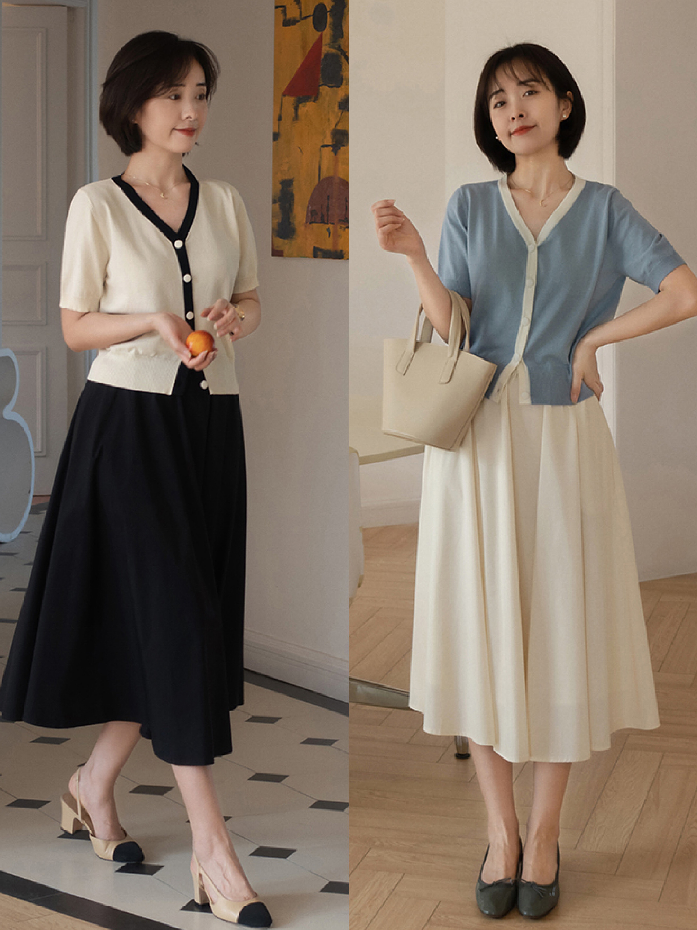 半身裙的四种时髦搭配技巧,毛呢背带半身裙是不是过时了