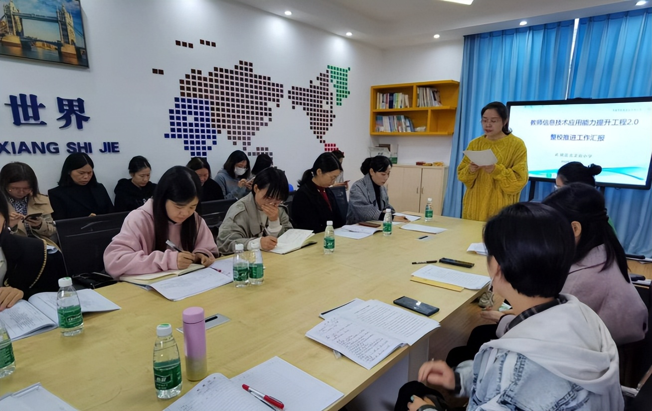 武陵区专家团队视导北正街小学信息技术2.0整校推进情况
