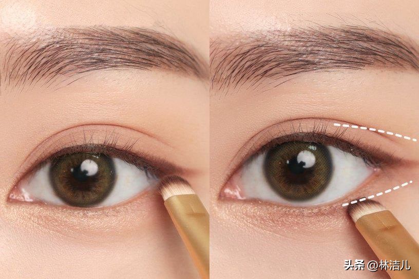 倪妮淡颜妆容眼影推荐哪个,韩国无眼影妆