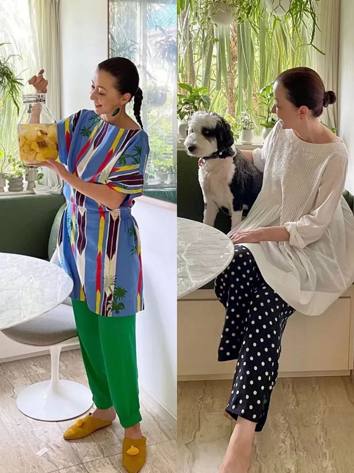 日本妈妈夏季极简主义穿搭,30到40岁妈妈不时尚的穿衣搭配