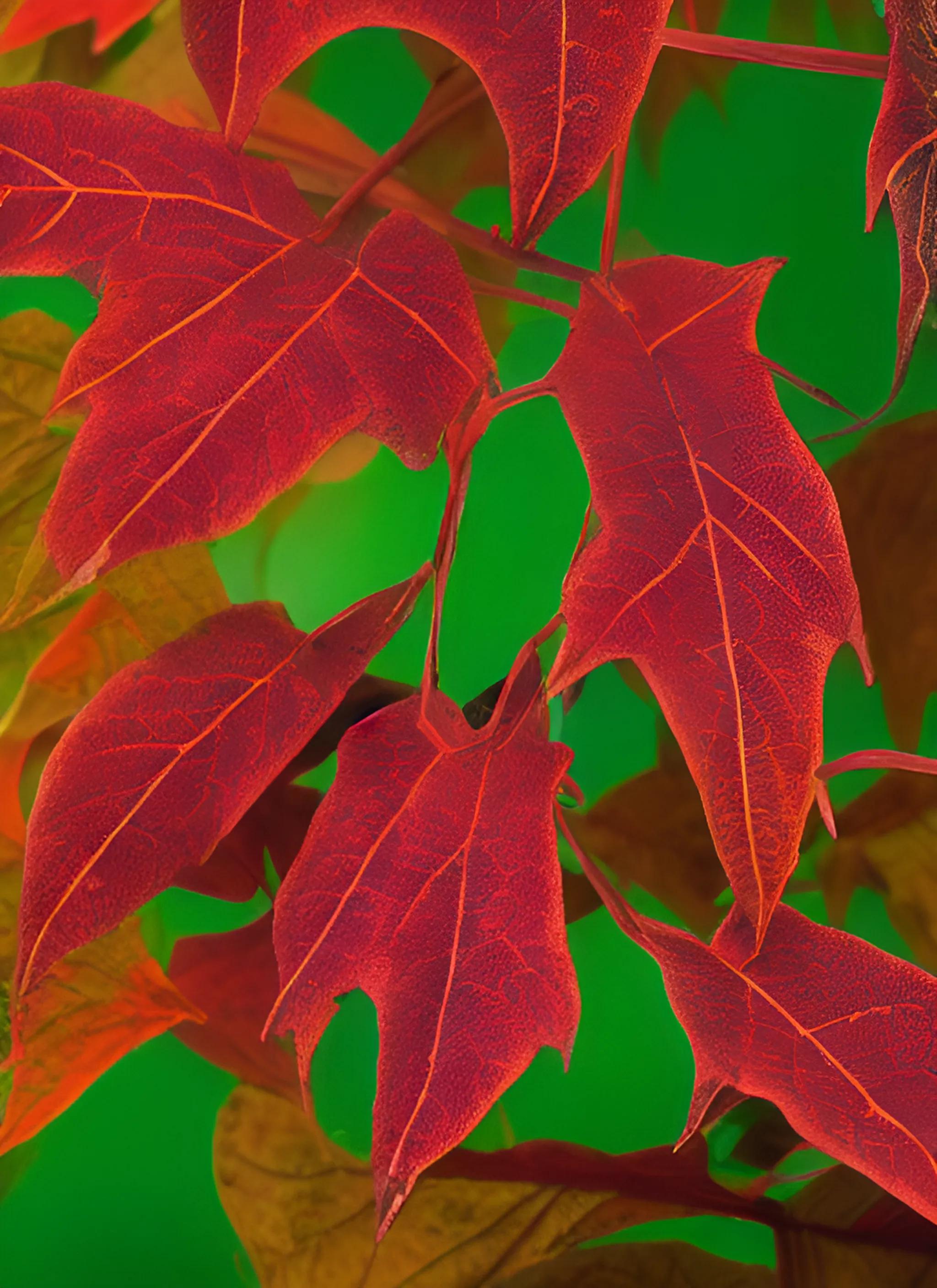 3叶爬山虎秋天叶子变红吗,爬山虎的叶子是先变红还是先变黄