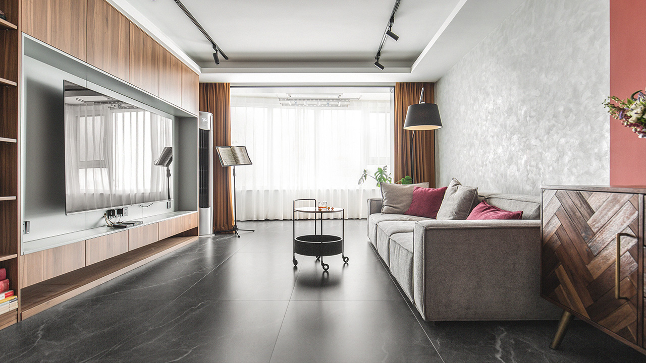 餐厅改造西厨吧台,餐厅变开放式书房法式