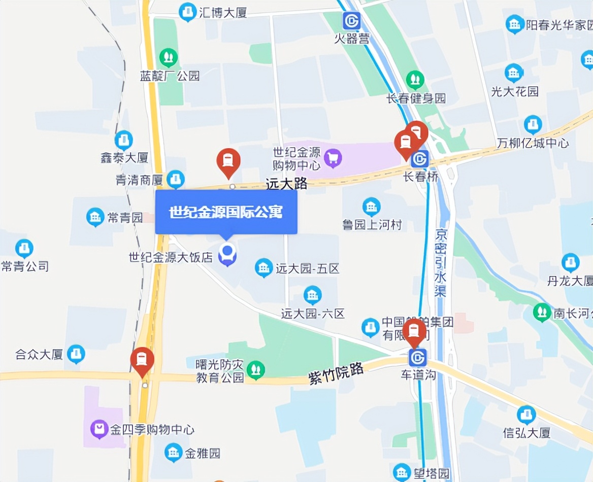 附近世纪金源国际公寓,世纪金源复式公寓