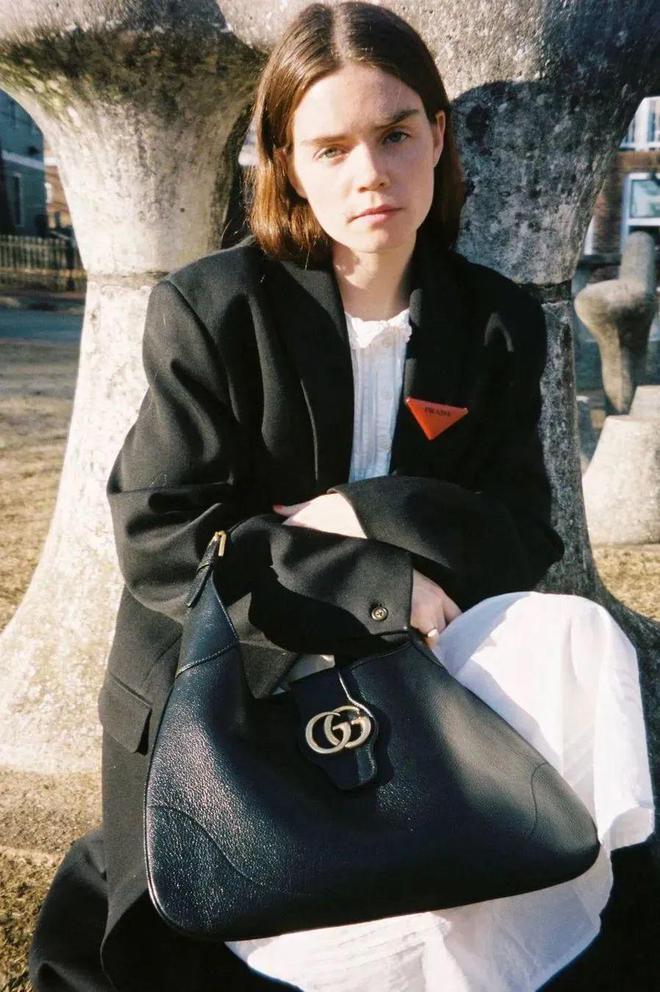 腋下包轻奢小众高级感百搭黑色,小巧精致腋下包种草