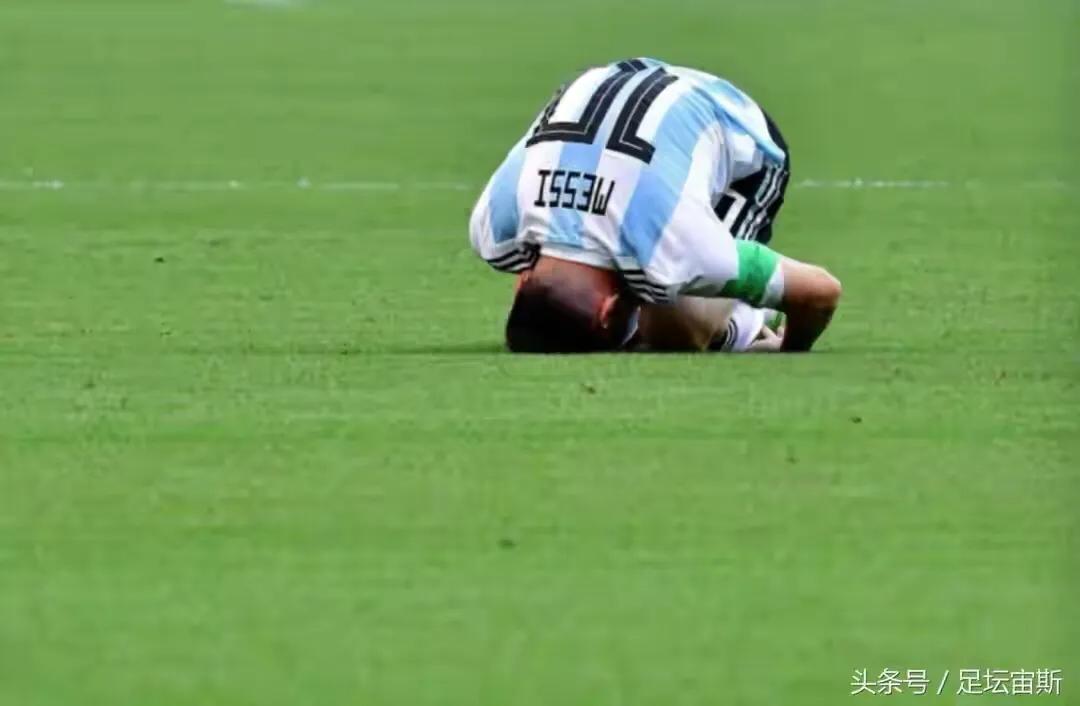 当阿根廷赢得点球梅西如释重负,法国扳平梅西反应