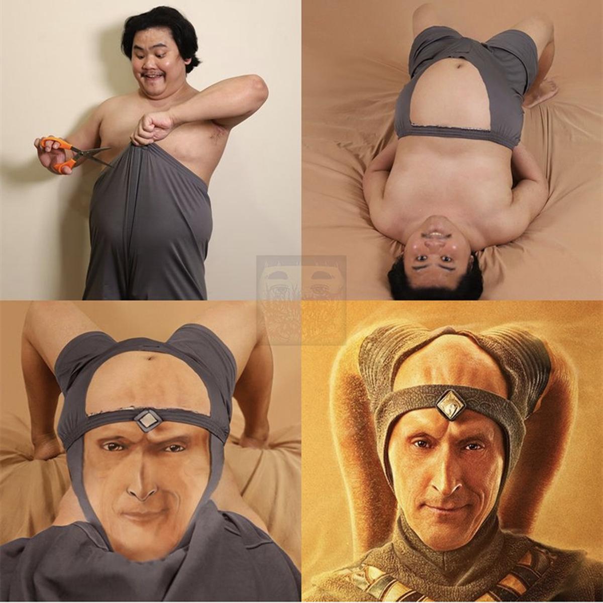 泰国小哥cos无脸男网友老爷子,泰国小哥cosplay