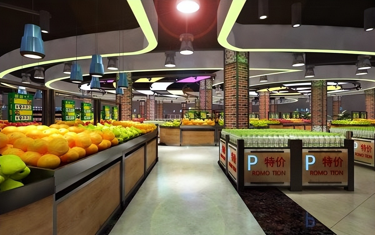 西安超市装修公司,西安餐饮连锁店装修设计图