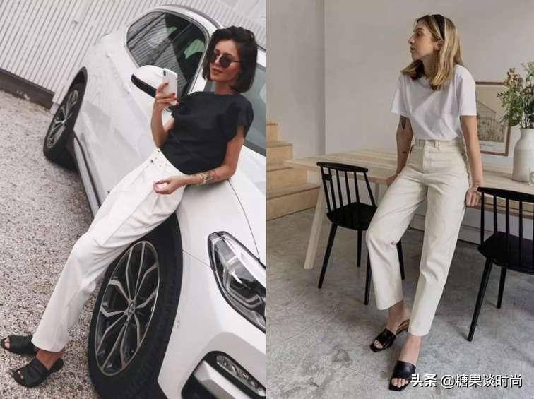 50+女人得有一条“白裤子”，杨珏莹告诉你时髦不分年龄