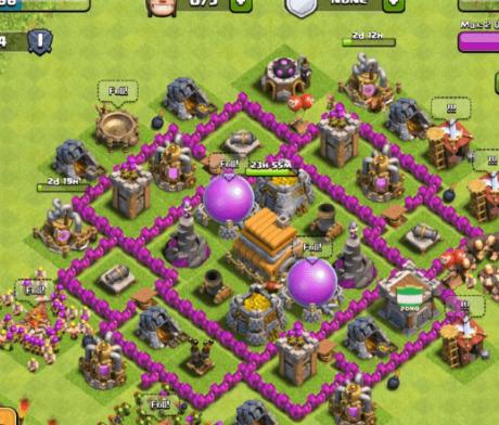 部落冲突9本最新神阵,部落冲突5本夜世界最强防御阵型