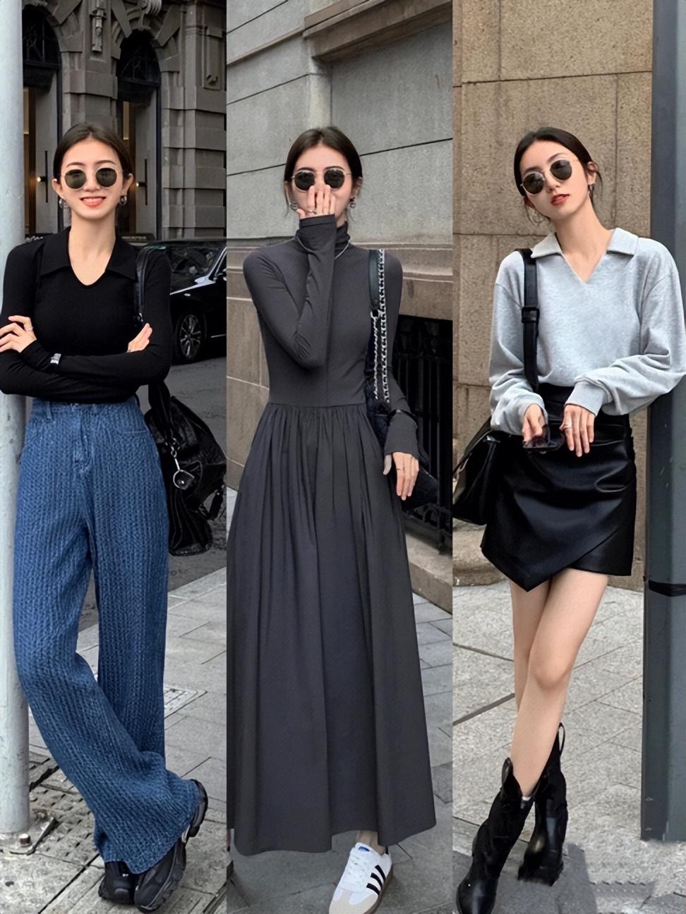 秋冬韩系风穿搭示范,秋冬韩系时髦穿搭图片